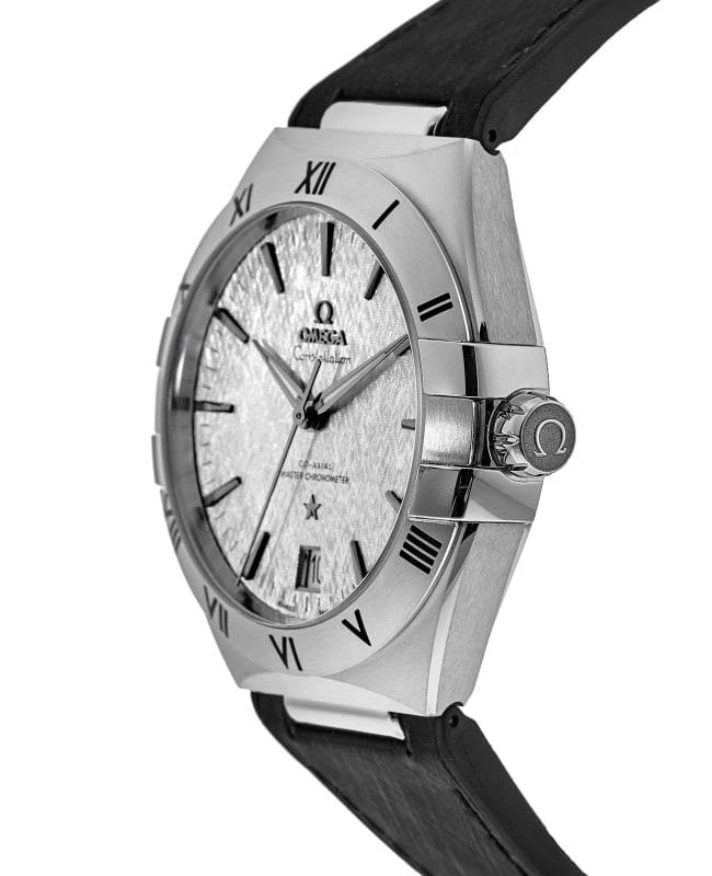 商品Omega|Omega Constellation Co-Axial Master Chronometer Grey Dial Black Rubber Strap Men's Watch 131.12.41.21.06.001,价格¥40096,第2张图片详细描述