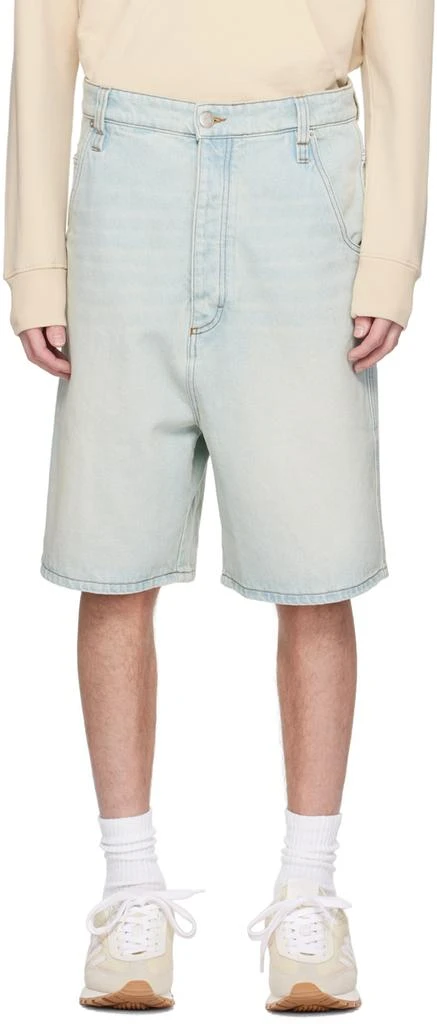 商品AMI|Blue Alex Fit Denim Shorts,价格¥2213,第1张图片