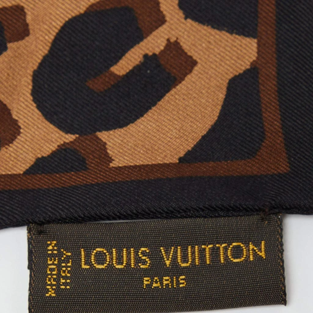 商品[二手商品] Louis Vuitton|Louis Vuitton Brown Leopard Printed Silk Bandeau,价格¥1625,第5张图片详细描述