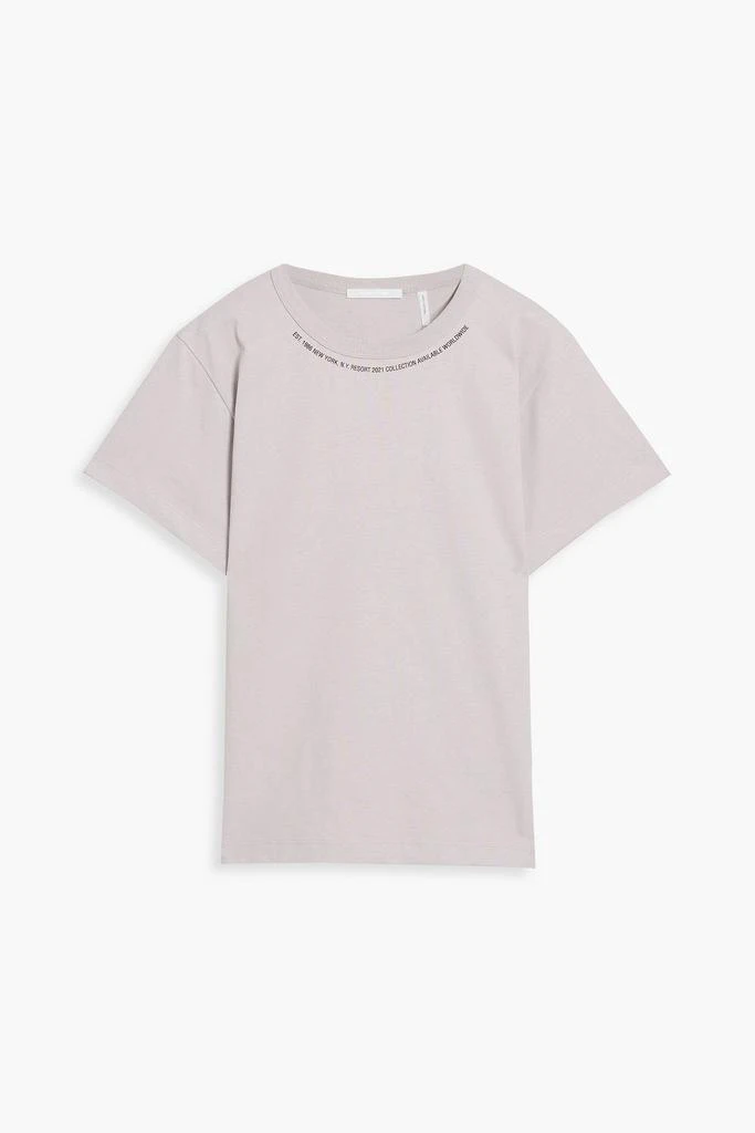 商品Helmut Lang|Printed cotton-jersey T-shirt,价格¥473,第3张图片详细描述