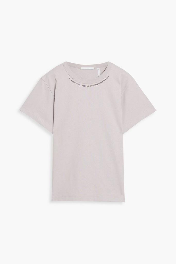 商品Helmut Lang|Printed cotton-jersey T-shirt,价格¥453,第1张图片