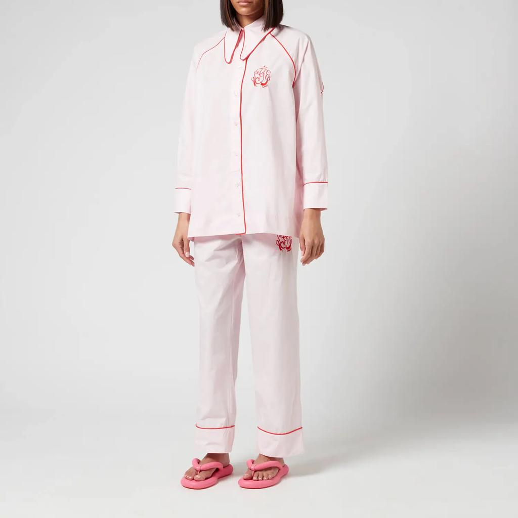 Ganni Women's Cotton Poplin Pyjama Shirt商品第3张图片规格展示