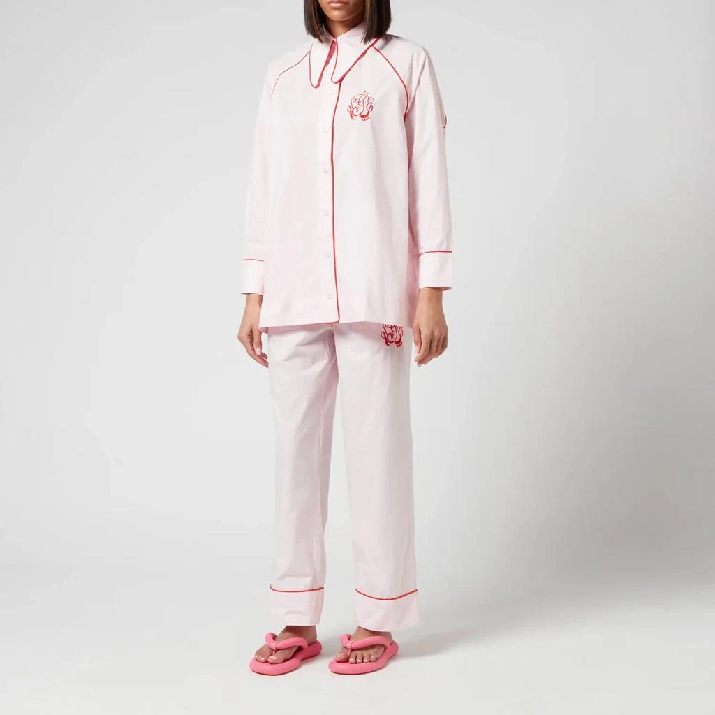 商品Ganni|Ganni Women's Cotton Poplin Pyjama Shirt,价格¥397,第3张图片详细描述