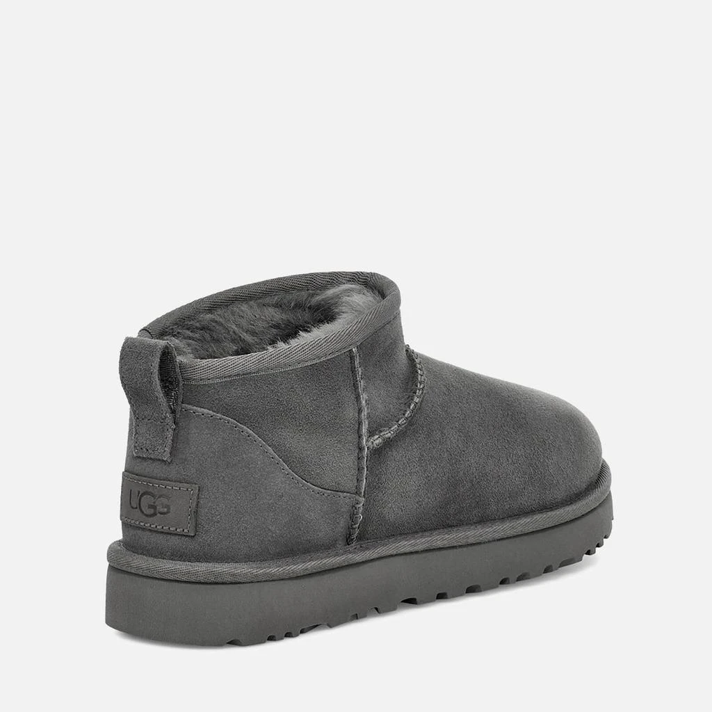 商品UGG|UGG Women's Classic Ultra Mini Sheepskin Boots - Grey,价格¥1434,第4张图片详细描述