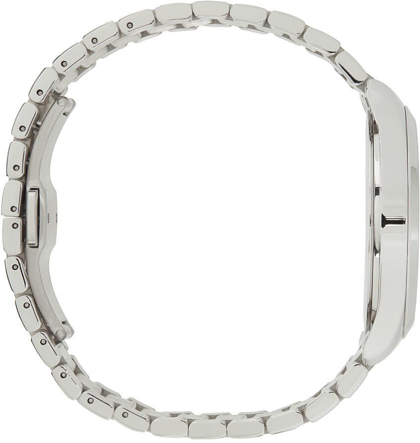 商品Gucci|Silver & Black G-Timeless Watch,价格¥9614,第6张图片详细描述