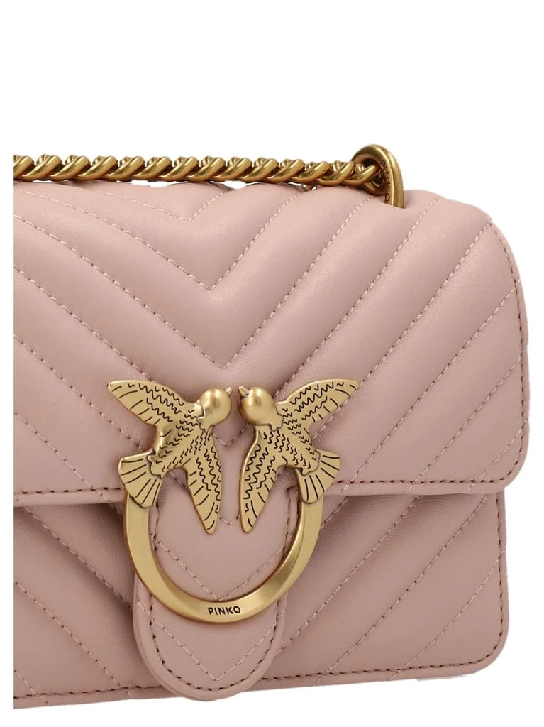 商品PINKO|Pinko love Mini Icon Chevron Shoulder Bag,价格¥2563,第3张图片详细描述