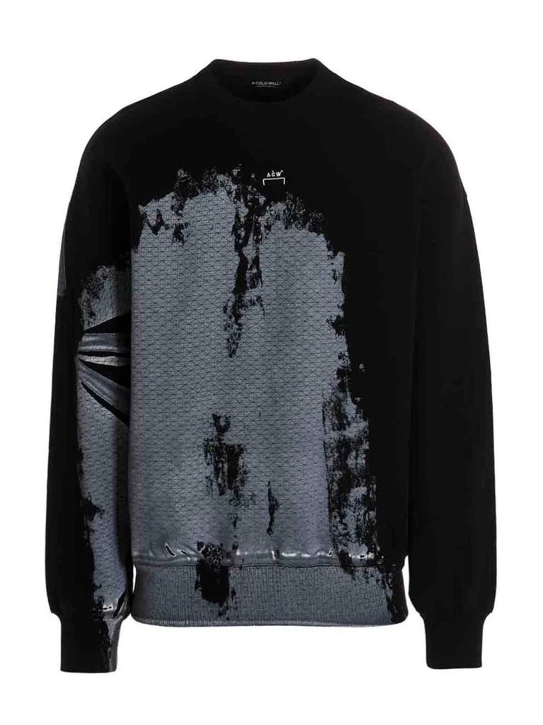 商品A-COLD-WALL*|A-Cold-Wall* Tie-Dye Effect Crewneck Long-Sleeved Sweatshirt,价格¥1904,第1张图片