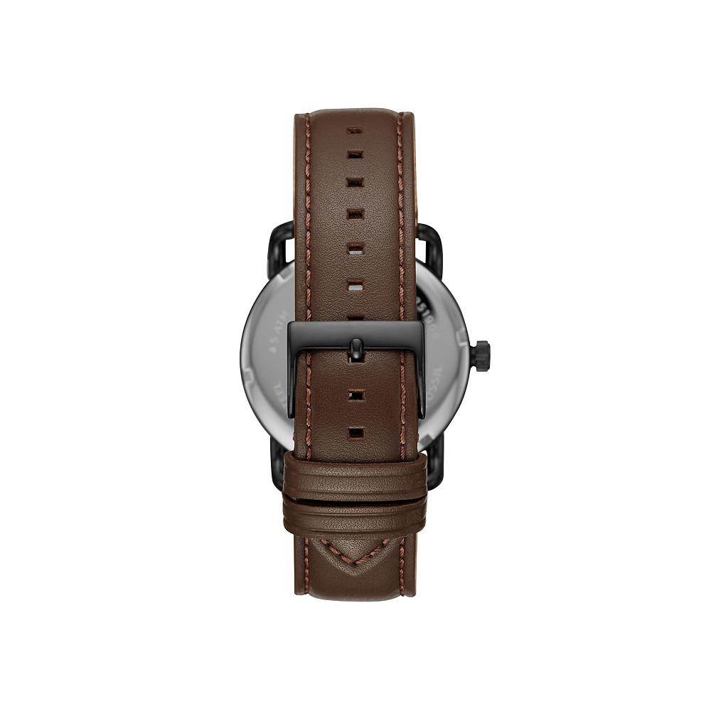 Men's Copeland Brown Leather Strap Watch 42mm商品第2张图片规格展示