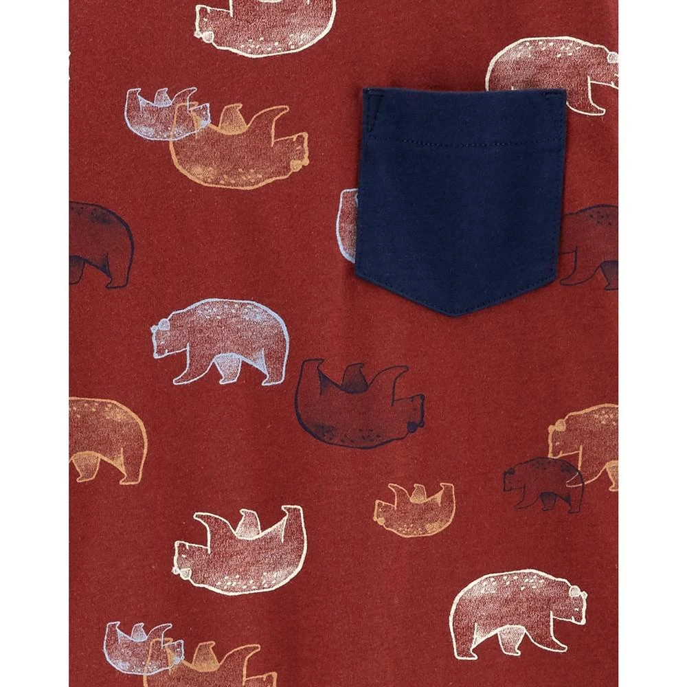 商品Carter's|Baby Boys Bear T-shirt and Joggers, 2 Piece Set,价格¥39,第2张图片详细描述
