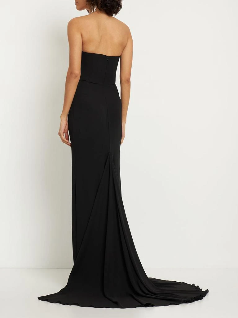 商品GIUSEPPE DI MORABITO|Crepe Georgette Strapless Long Dress,价格¥7856,第2张图片详细描述