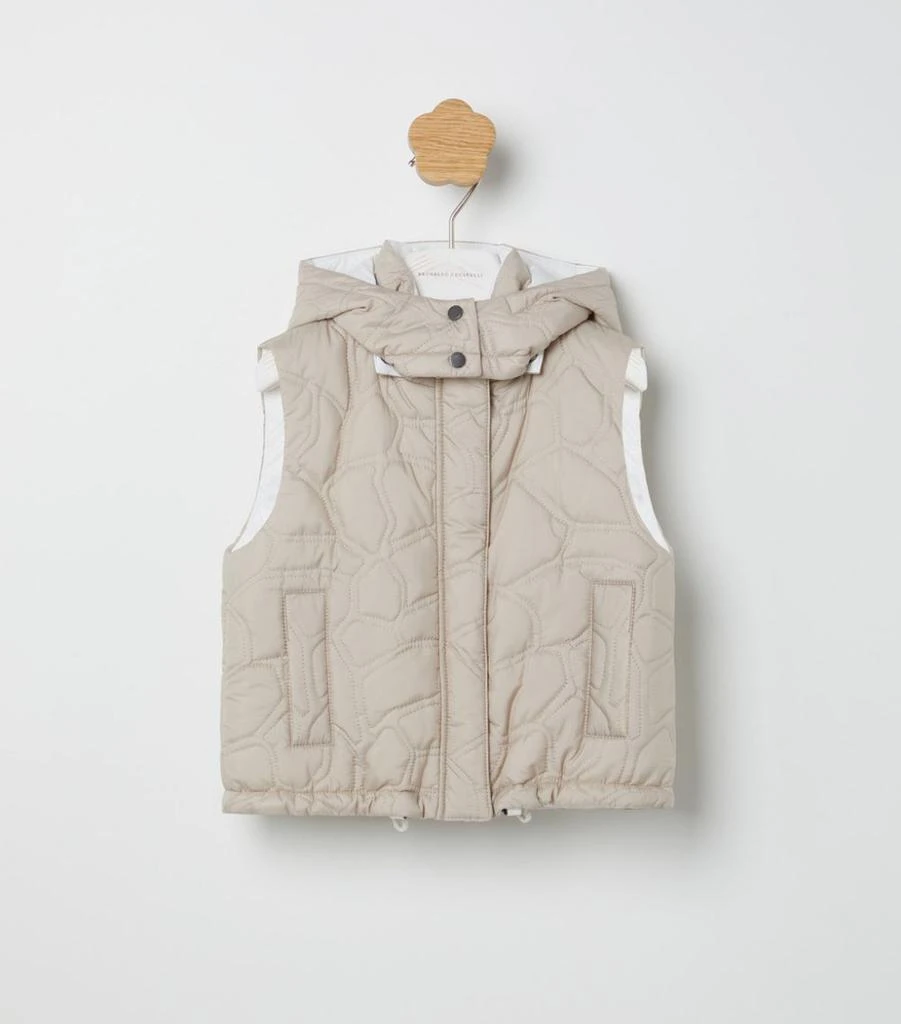商品Brunello Cucinelli|Quilted Gilet (4-12 Years),价格¥4323,第1张图片