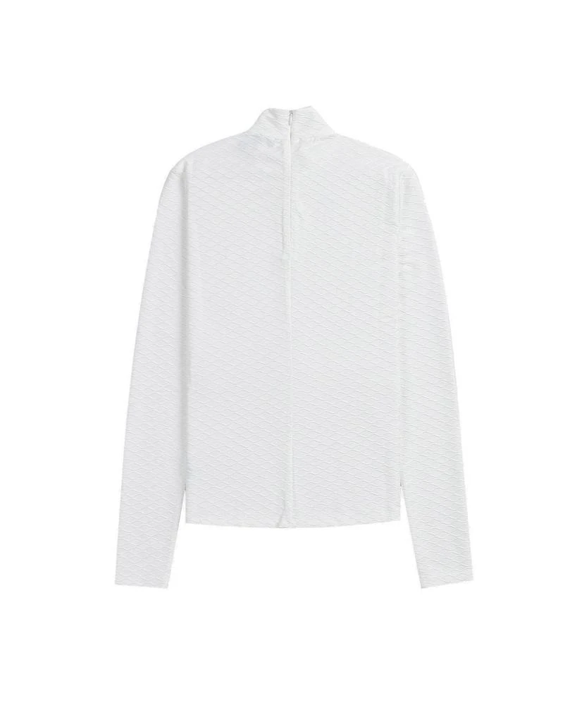 商品Karl Lagerfeld Paris|Karl Lagerfeld Long-Sleeved Mock Neck Top,价格¥578,第2张图片详细描述