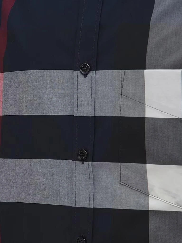 商品Burberry|Burberry Check-Pattern Long Sleeved Shirt,价格¥4067,第3张图片详细描述