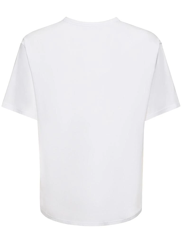 商品Calvin Klein|Pride Logo Embroidery Cotton T-shirt,价格¥345,第3张图片详细描述