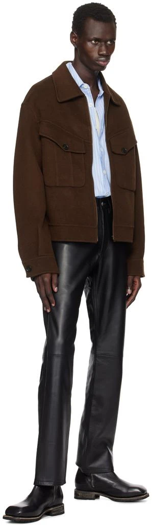 商品CMMN SWDN|Brown Isla Jacket,价格¥3031,第4张图片详细描述