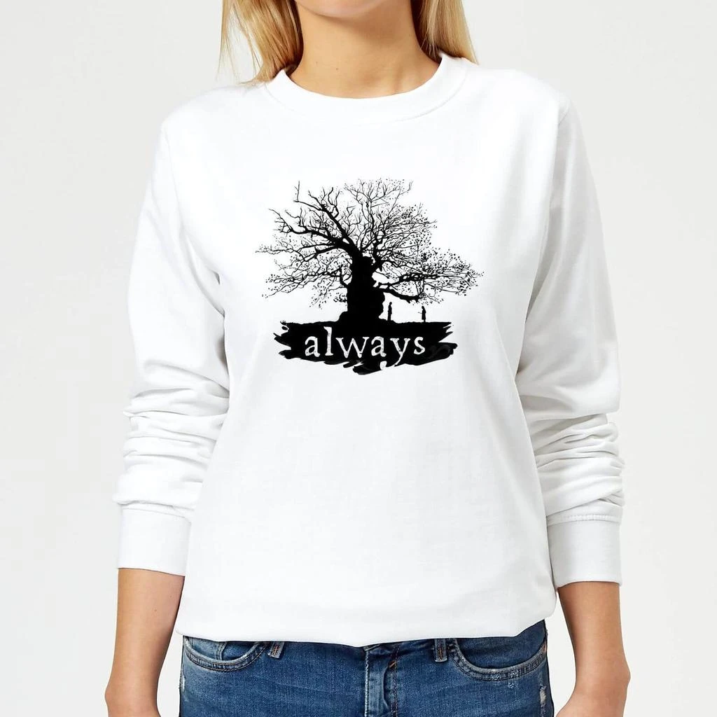 商品Harry Potter|Harry Potter Always Tree Women's Sweatshirt - White,价格¥298,第1张图片详细描述