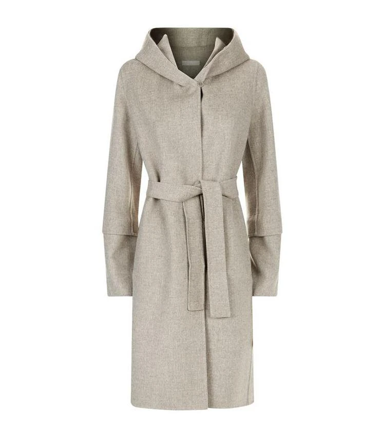 商品Max Mara|Buttoned Cuff Hooded Coat,价格¥7426,第1张图片