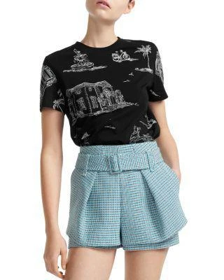 商品Maje|Tony Embroidered Graphic Tee,价格¥445,第1张图片