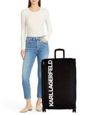 商品Karl Lagerfeld Paris|28-Inch Logo Suitcase,价格¥1072,第2张图片详细描述
