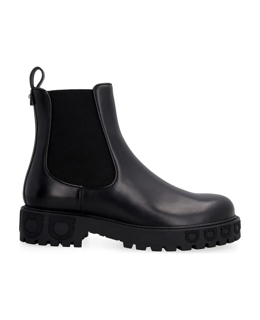 商品Salvatore Ferragamo|Leather Chelsea Boots,价格¥5661,第2张图片详细描述