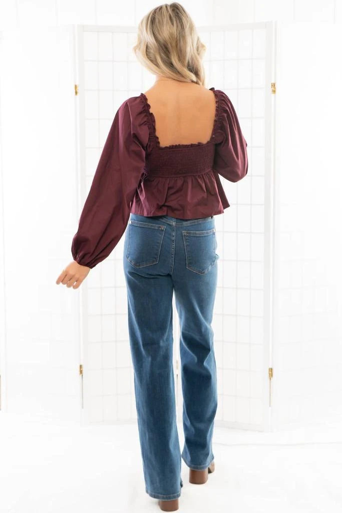商品Le Lis|Le Lis - Square Neck Smocked Top,价格¥261,第2张图片详细描述