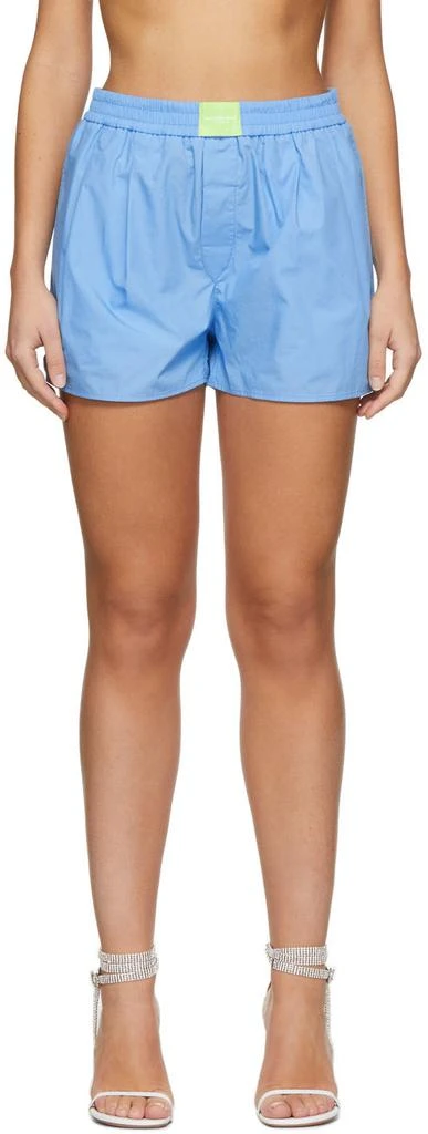 商品Alexander Wang|Blue Boxer Shorts,价格¥688,第1张图片