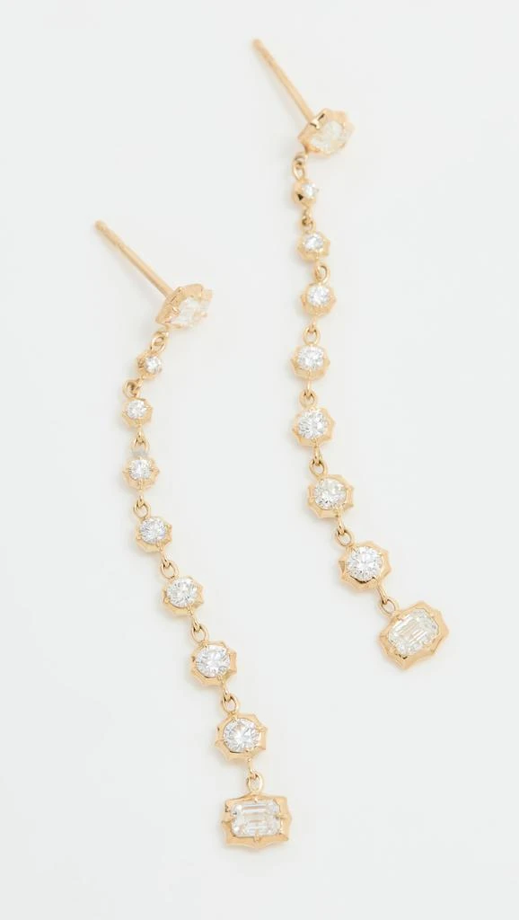商品Jade Trau|Jade Trau 18k Vanguard 短吊坠耳钉,价格¥70943,第5张图片详细描述