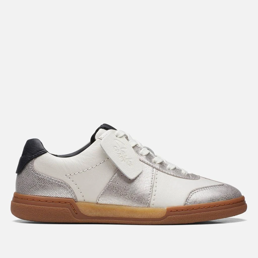 商品Clarks|Clarks Craftmatch Lace Off Leather Trainers,价格¥693,第1张图片