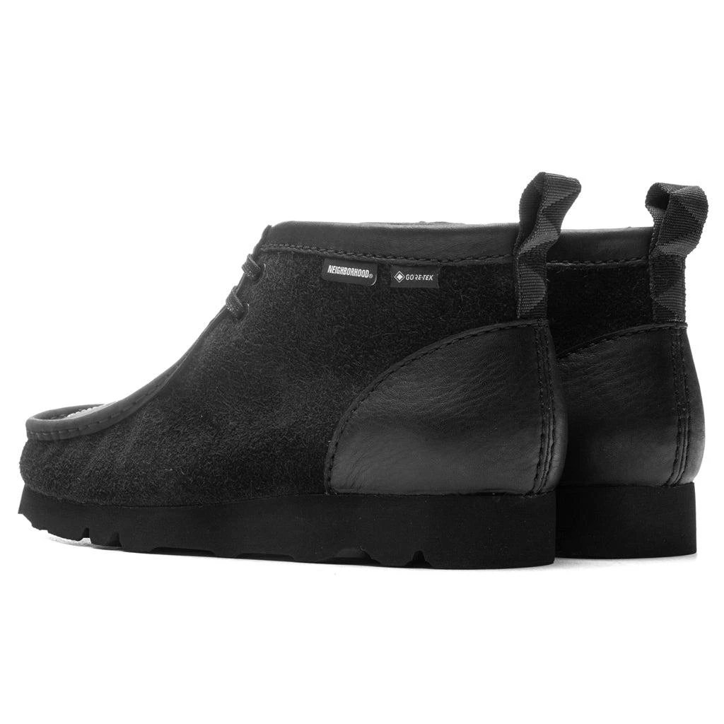 商品Clarks|Clarks x Neighborhood Wallabee BT GTX - Black,价格¥1263,第3张图片详细描述