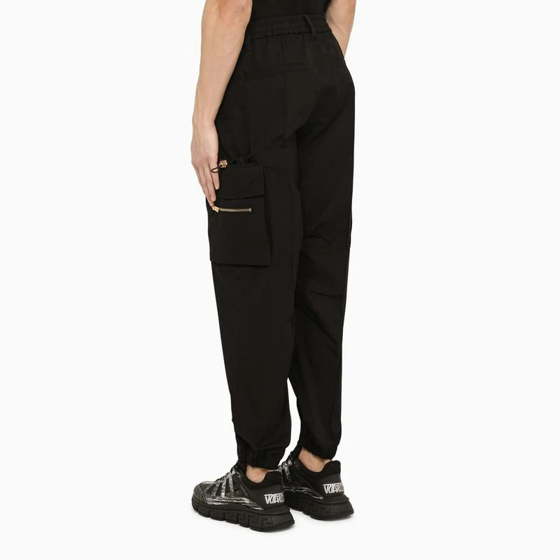 商品Versace|Black cotton cargo trousers,价格¥2552,第4张图片详细描述