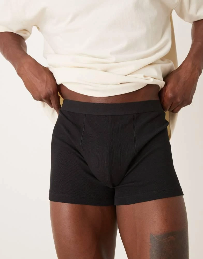 商品ASOS|ASOS DESIGN capsule collection 2 pack trunks in black,价格¥169,第2张图片详细描述