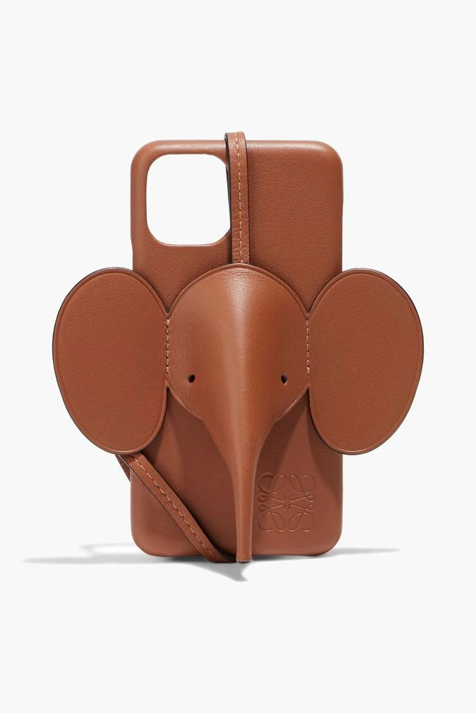 商品Loewe|Appliquéd leather phone case,价格¥1098,第1张图片