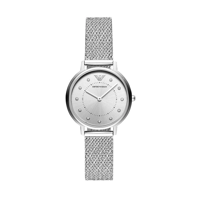 Armani阿玛尼满天星女士手表女款时尚镶钻编织钢带石英表AR11128 商品