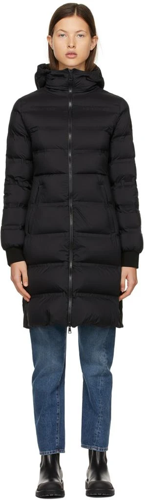 商品Moncler|黑色 Sceptrum 羽绒大衣,价格¥15824,第1张图片