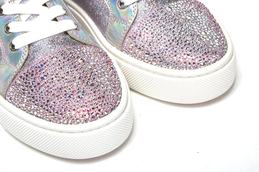 Christian Louboutin Ab/Silver Super Lou Strass Fla Sneakers 商品