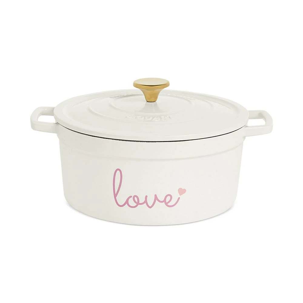 商品Martha Stewart|6-Qt. Love Cast Iron Dutch Oven 珐琅铸铁锅,价格¥449,第1张图片