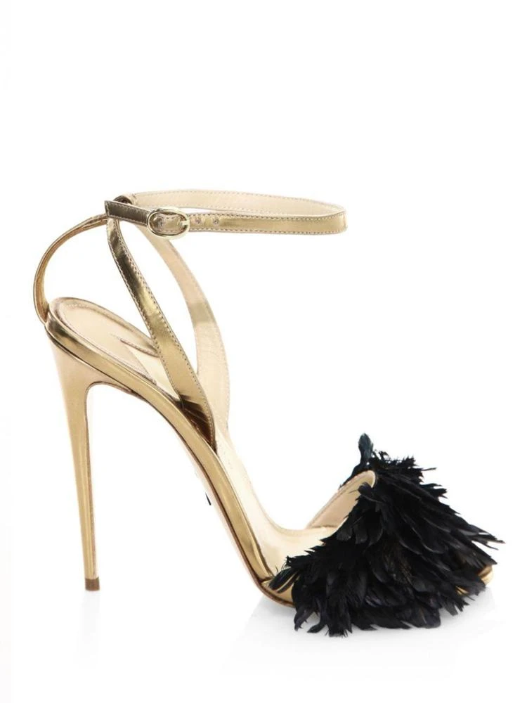 商品Paul Andrew|Limited-Edition Quill Ankle-Strap Leather Pumps,价格¥5377,第5张图片详细描述