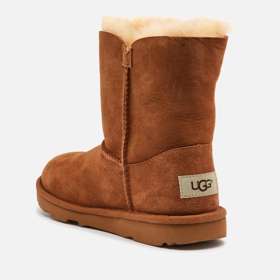 商品UGG|UGG KIDS' BAILEY BUTTON II BOOTS - CHESTNUT,价格¥510,第3张图片详细描述