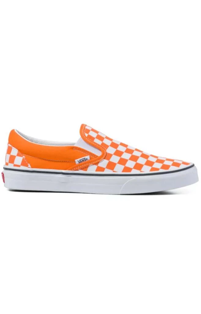 商品Vans|(XG8AZZ) Checkerboard Classic Slip-On Shoes - Orange,价格¥248,第1张图片