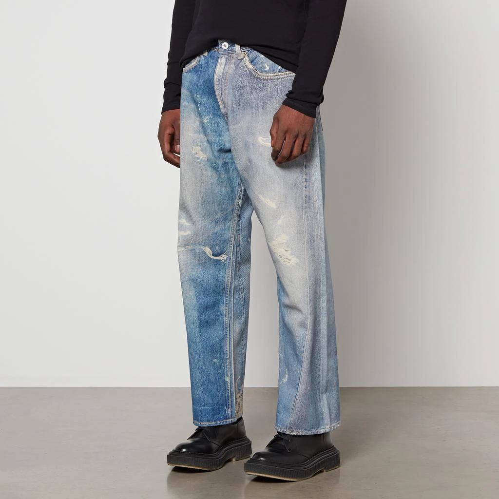 商品Our Legacy|Our Legacy Third Cut Distressed Denim Wide-Leg Jeans,价格¥3814,第1张图片