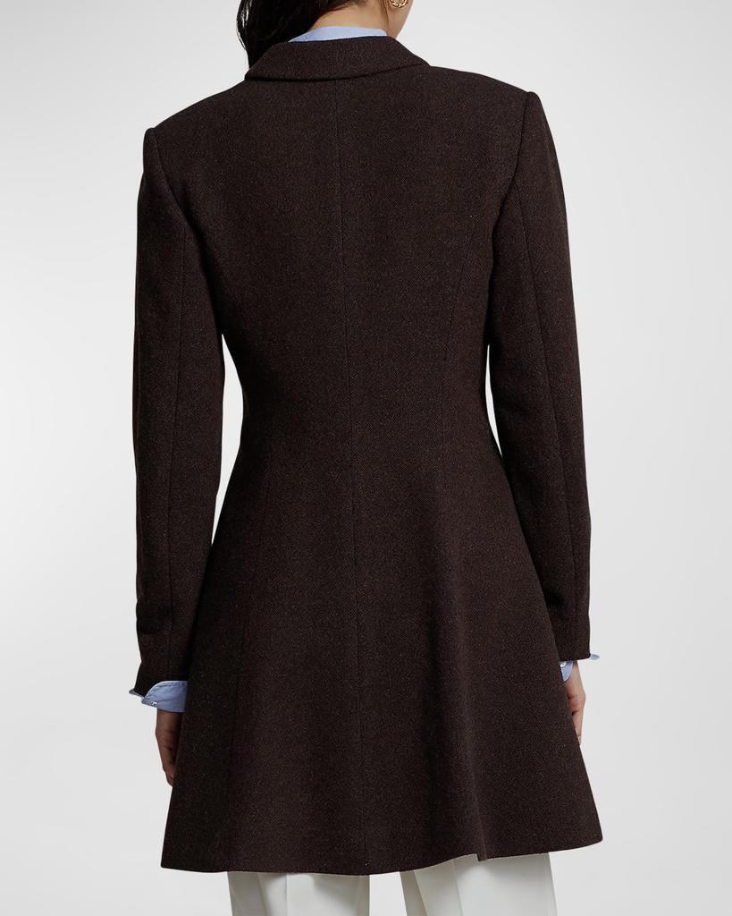 商品Ralph Lauren|Button-Front Fit-&-Flare Tweed Coat,价格¥3124,第5张图片详细描述