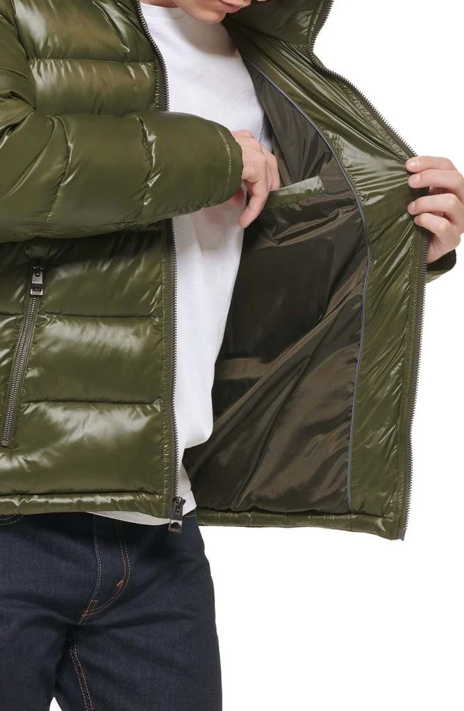 商品GUESS|Hooded Solid Puffer Jacket,价格¥349,第3张图片详细描述