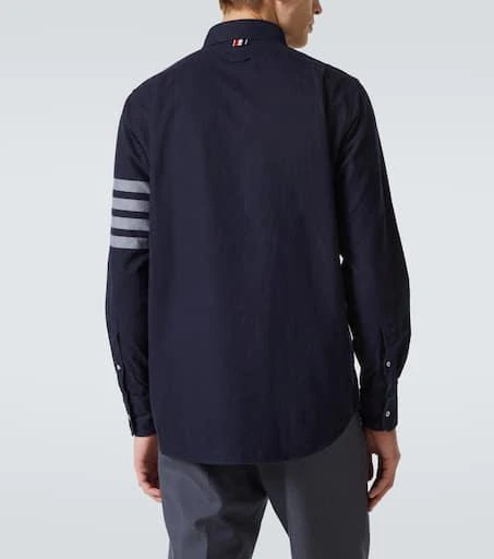 商品Thom Browne|4-Bar纯棉长袖衬衫,价格¥4646,第4张图片详细描述