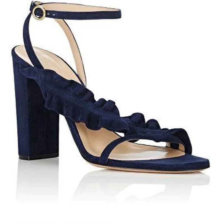 商品Chloé|Asymmetric Ruffle-Strap Sandals,价格¥2299,第2张图片详细描述