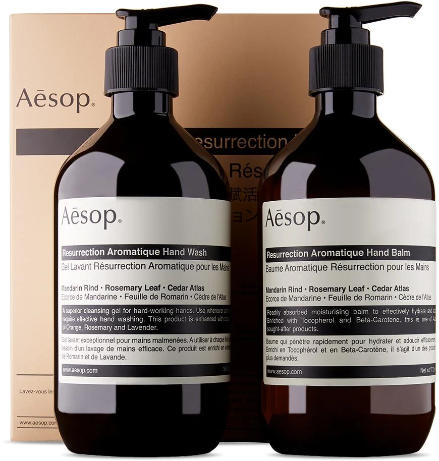 商品Aesop|Resurrection Hand Care Duet Set, 500 mL,价格¥1062,第3张图片详细描述
