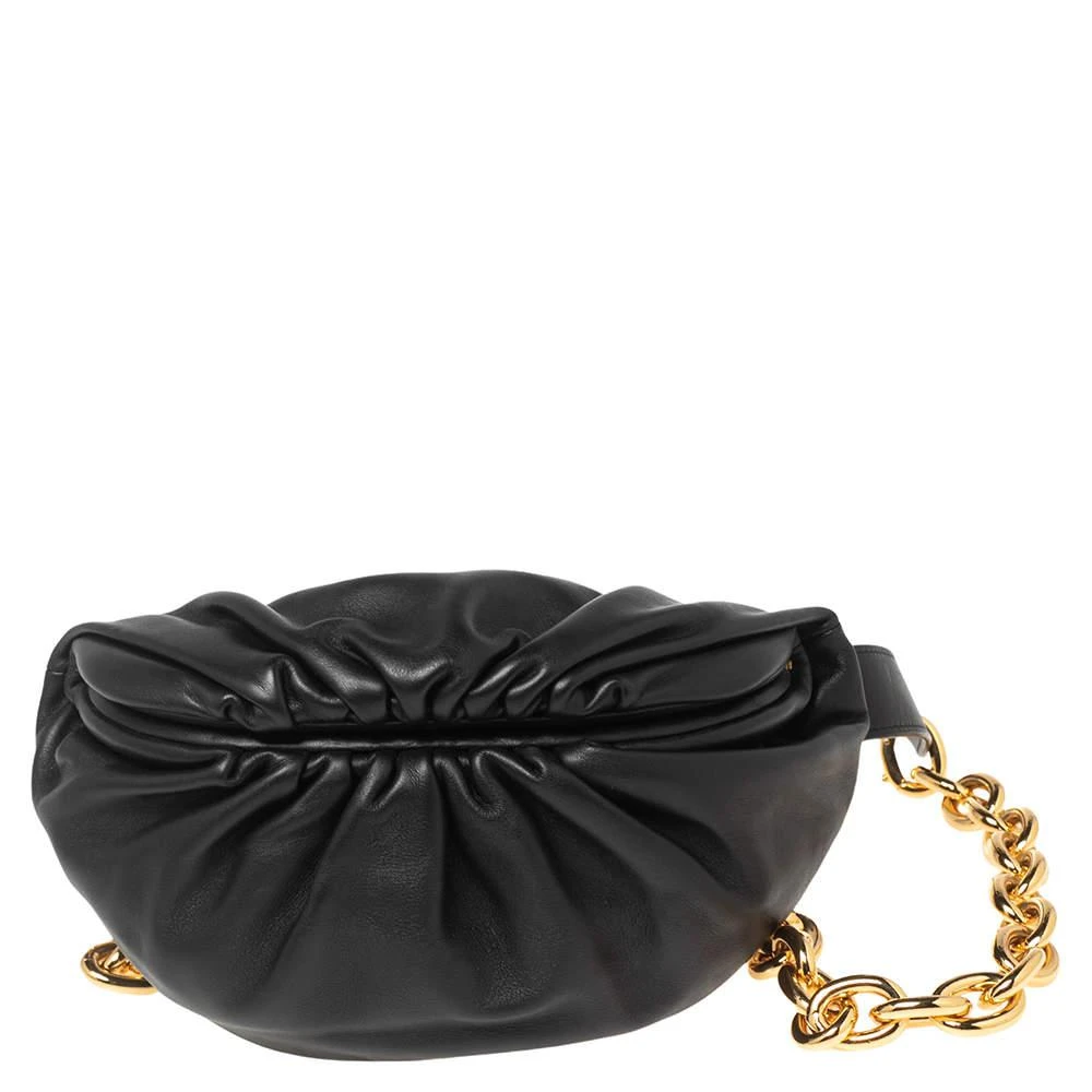 商品[二手商品] Bottega Veneta|Bottega Veneta Black Leather The Belt Chain Pouch,价格¥6234,第1张图片