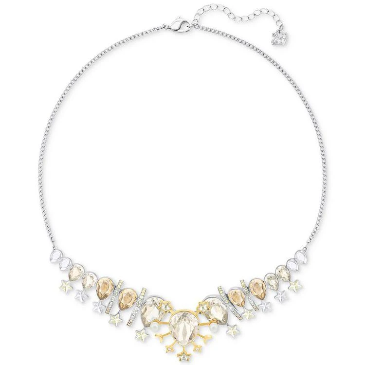 商品Swarovski|Two-Tone Multi-Crystal & Imitation Pearl Star Statement Necklace,价格¥1864,第1张图片