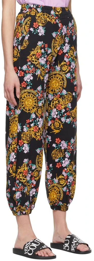 商品Versace|Black Cotton Lounge Pants,价格¥1175,第2张图片详细描述