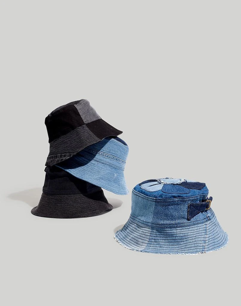 商品Madewell|Upcycled Patchwork Bucket Hat,价格¥675,第1张图片