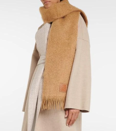 商品Loewe|Mohair and wool scarf,价格¥3021,第2张图片详细描述